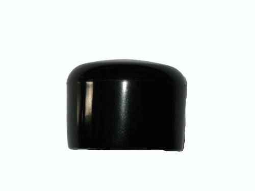 5 Stück Kappe für Rundrohr D=30 mm L=26 mm Schwarz PVC