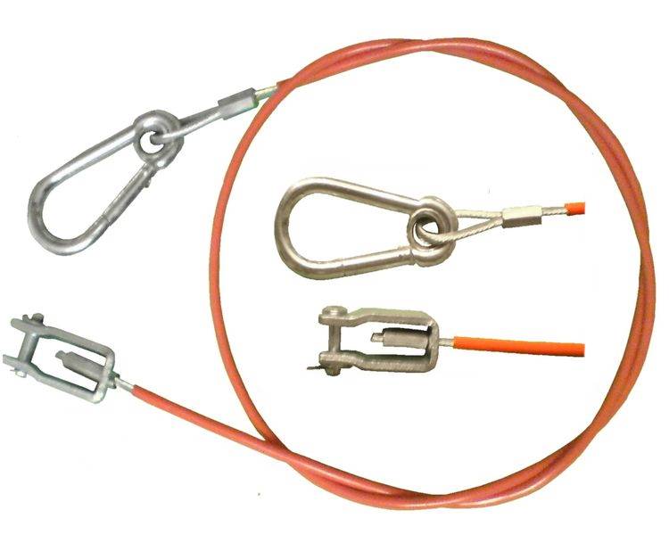 5 Stück Abreißseil / Sicherungsseil Knott 1700 mm lang - Knott Nr.: 203202.003