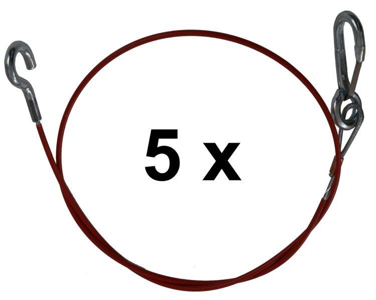 5 Stück Abreißseil / Sicherungsseil ALKO 1600 mm lang - AL-KO Original Ersatzteil