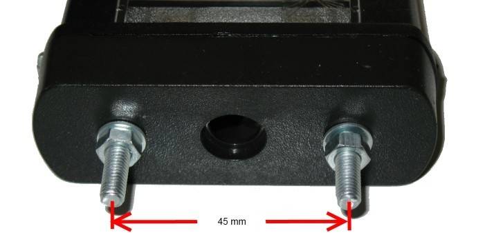 2 x Aspöck Regpoint small Kennzeichenleuchte mit Glühbirne