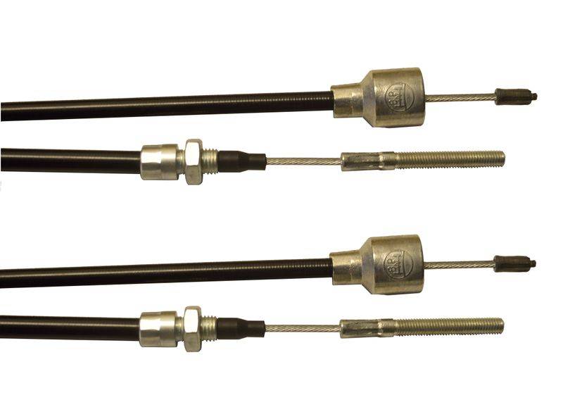 2 x BPW Bremsseil 05.089.33.86.0 Hüllenlänge:1430 mm - Gesamtlänge: 1655 mm