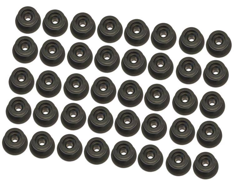 40 x Rundknopf Ø 20/25 mm für 6 - 8 mm Seil Expanderseil - Planenknopf