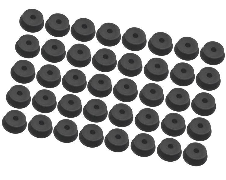 40 Stück - Rundknopf Ø 24/30 mm für 6 - 8 mm Seil Expanderseil - Planenknopf