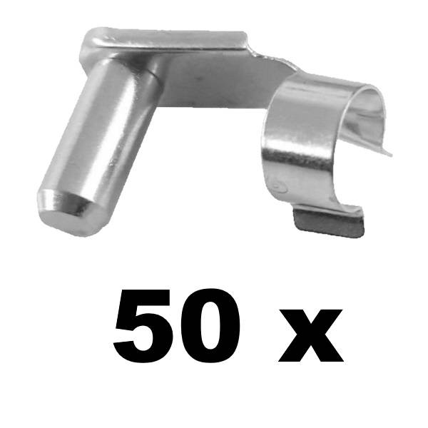 50 Stück - Federklappbolzen für Gabelkopf 4x8