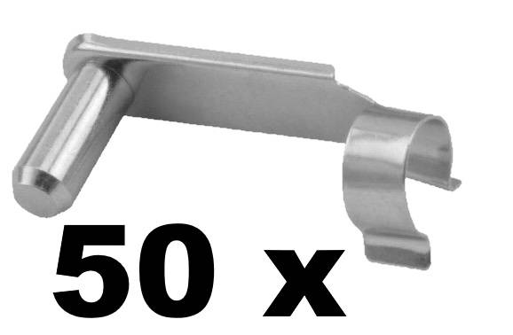 50 Stück - Federklappbolzen für Gabelkopf 5x20