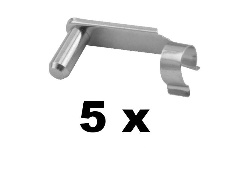 5 Stück - ES-Bolzen - Sicherungsbolzen - Klappbolzen - für Gabelkopf 12x48