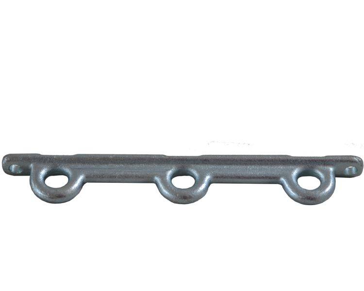 1 Stück - Trennwandhalter für Hakenaufnahme - Guss - lange Version