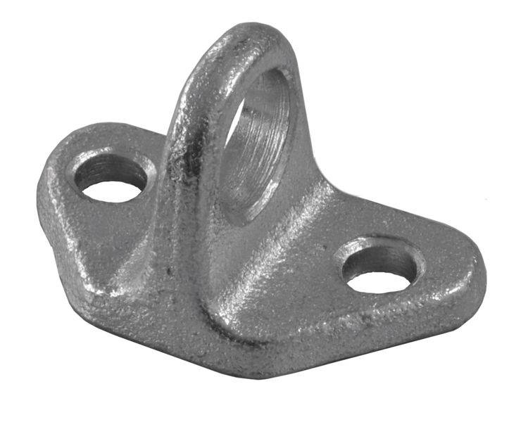 1 Stück - Trennwandhalter für Hakenaufnahme - 1 Loch Ø18mm