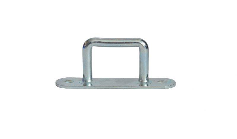 50 Stück - Bügel-/ Riemenkrampen - 36x26 mm - Planenhaken - Stahl verzinkt