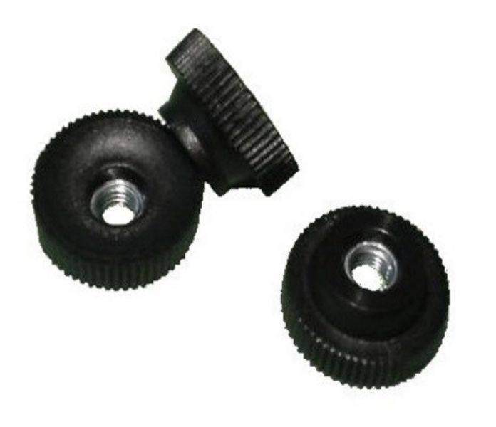 100 Stück - Rändelmutter - M4 - Kunststoff mit Stahlgewinde verzinkt