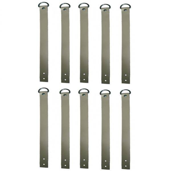 10 Stück - Aufrollriemen 300 mm, Gewebeverstärkt, Kunststoff