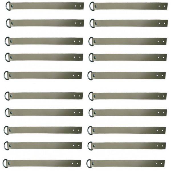 20 Stück - Aufrollriemen 300 mm, Gewebeverstärkt, Kunststoff