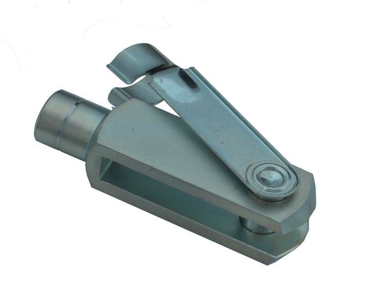 10 Stück - Gabelkopf - Gabelgelenk - 16x64 - M16 LINKS + Sicherungsbolzen / ES-Bolzen