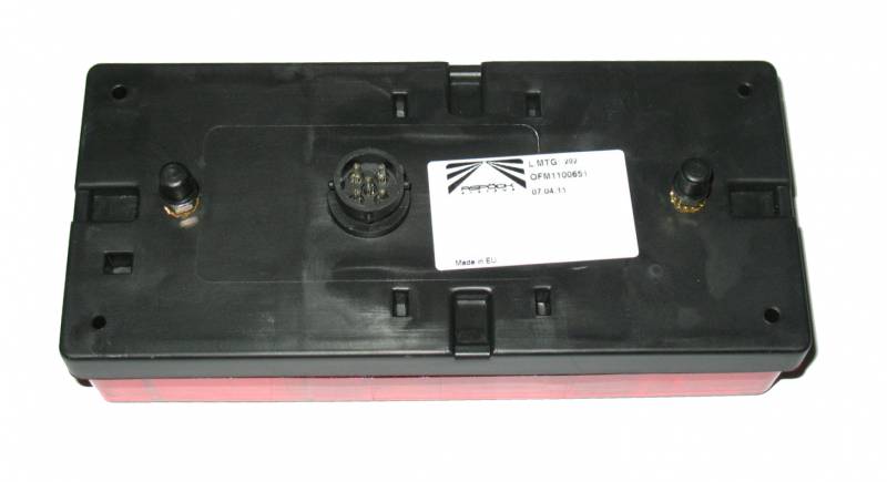 Aspöck Midipoint 1 - Rückleuchte rechts + links für 13 polige Kabel + 2x Rückstrahler