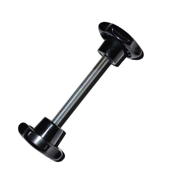 1 Stück - Sterngriffschraube M10 x 100mm , Griff Ø 63 mm + Sterngriffmutter M10