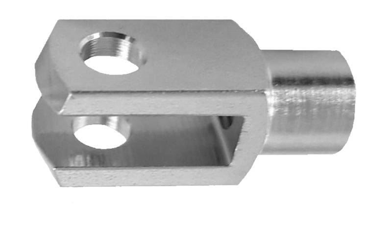 50 Stück Gabelkopf 4x8 - M4 ohne Bolzen DIN71751 verzinkt