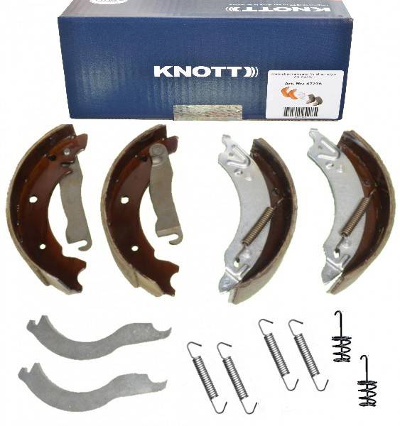 Knott Bremsbacken 200x50 - 20-2710 Hydraulik - Bremsbackenset für eine Achse