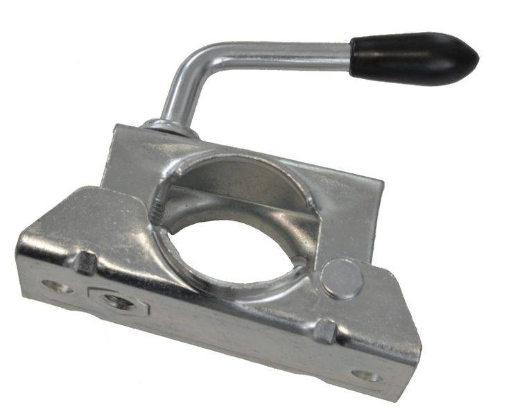 1 Stück Klemmvorrichtung Ø 48mm, Stützrad / Stützen Klemmschelle mit breiter Auflage