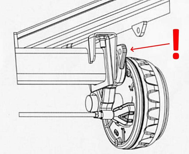1 x Set - KNOTT Stoßdämpferhalter recht + links für Raddämpfer Nachrüstung  