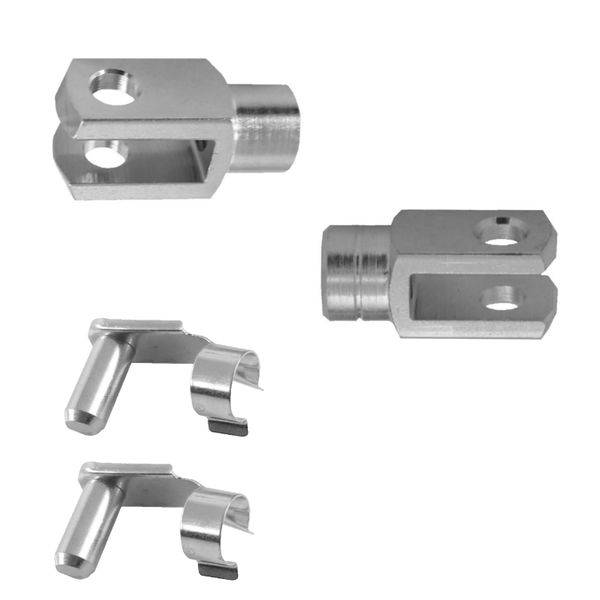 1 Set - Gabelkopf - 12x24 - M12 - Rechts + Links + ES-Bolzen