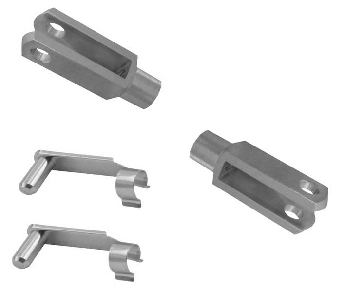 1 Set - Gabelkopf - 12x48 - M12 - Rechts + Links + ES-Bolzen
