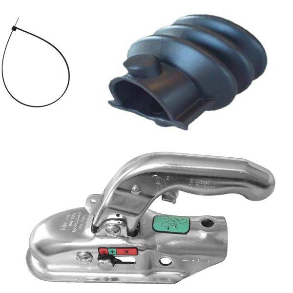 Set - Knott Kugelkupplung - KK14-B - N3 - 1400kg - Ø 45mm + Faltenbalg