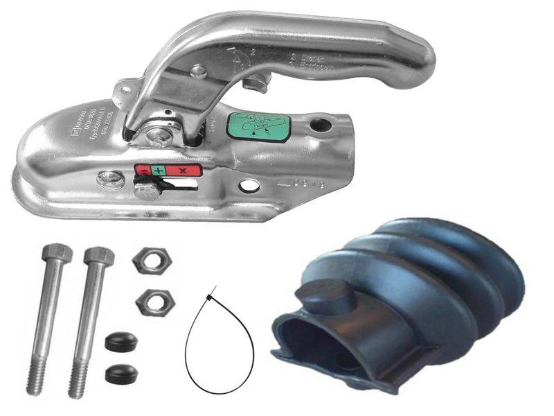 Set - Knott Kugelkupplung - KK14-B - N3 - 1400kg - Ø 45mm + Faltenbalg + Schrauben