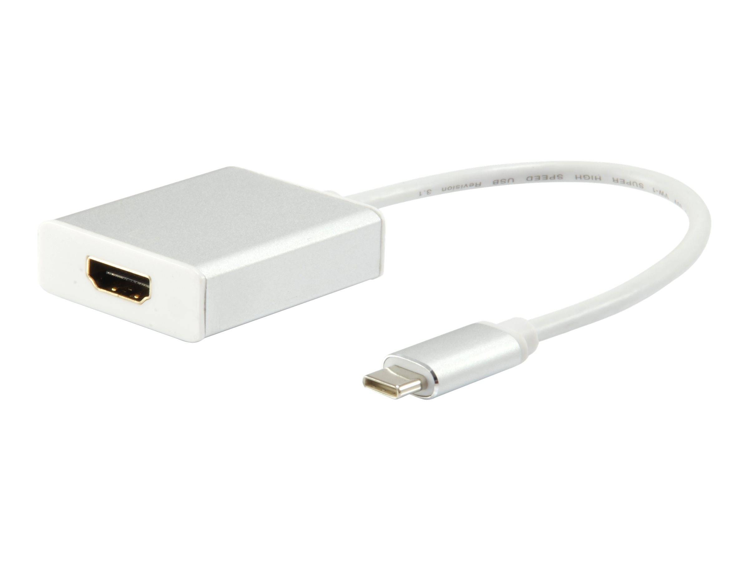 equip - Video- / Audio-Adapter - 24 pin USB-C männlich zu HDMI weiblich