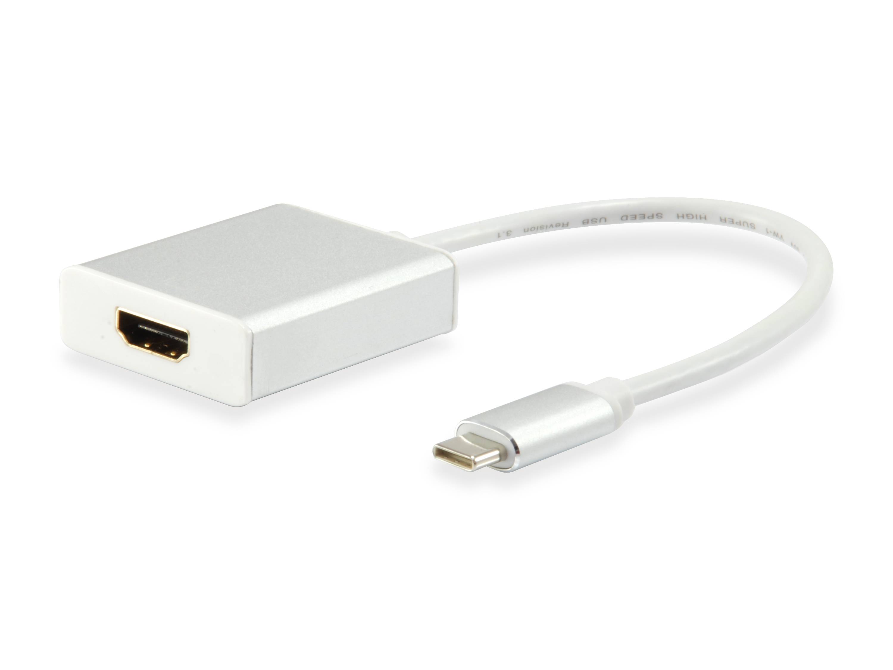 equip - Video- / Audio-Adapter - 24 pin USB-C männlich zu HDMI weiblich