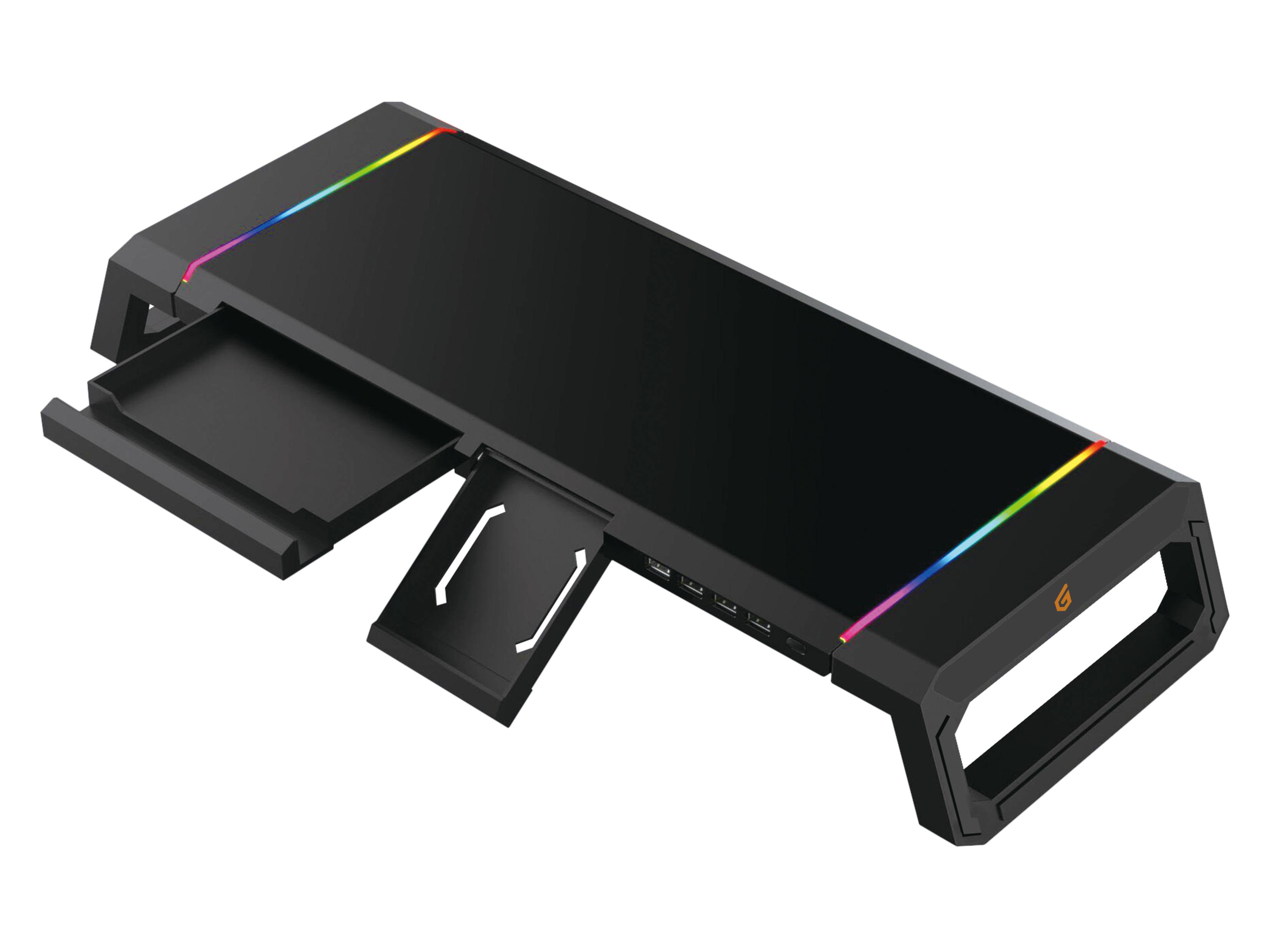 Conceptronic THORNE - Monitorständer mit Schublade