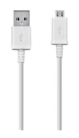 Samsung ECB-DU4AWE - USB-Kabel - Micro-USB Typ B (M) - bis USB (M) - 1 m - weiß