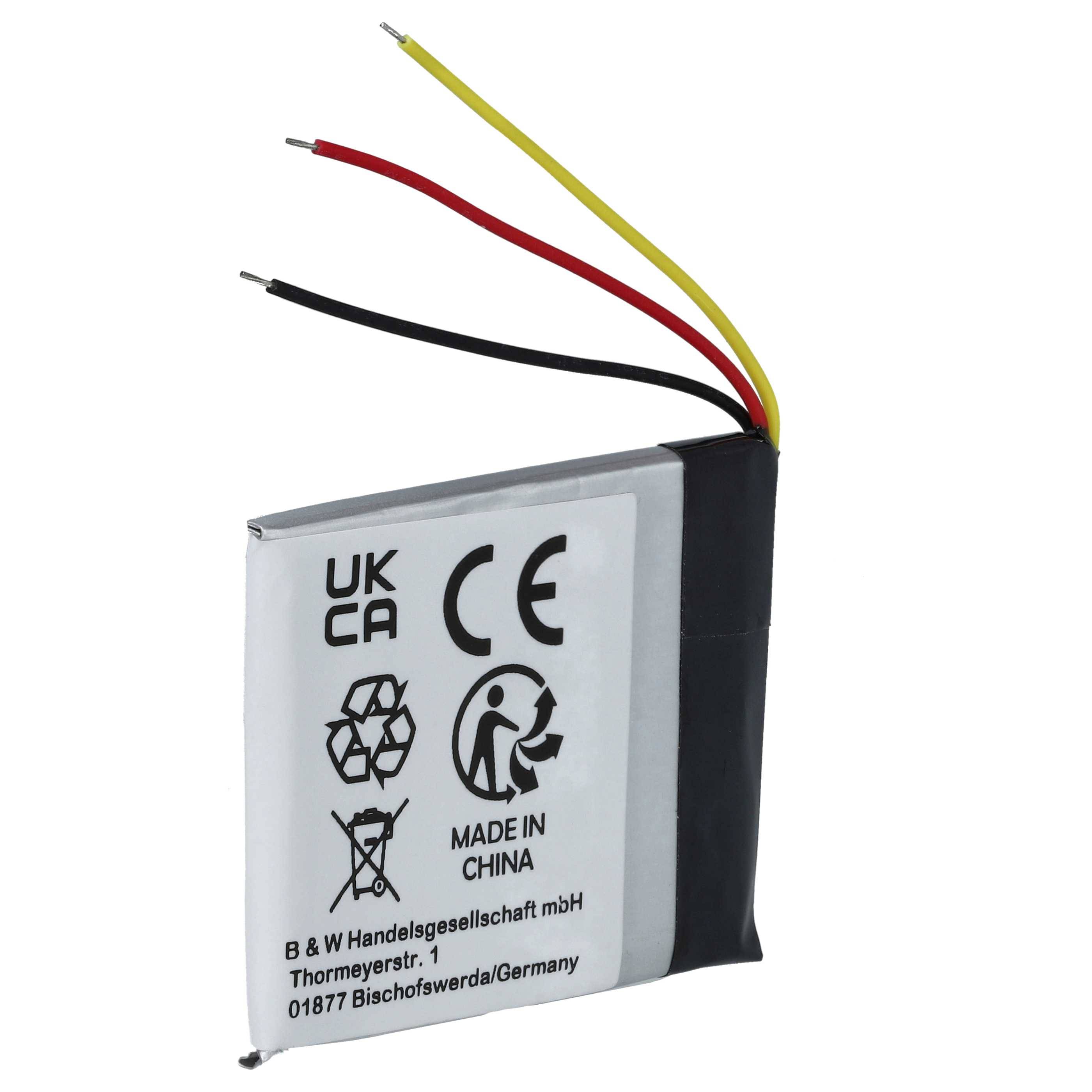 vhbw Akku kompatibel mit SanDisk Sansa Clip+, Clip Zip MP3-Player Musik Player (260mAh, 3,7V, Li-Polymer)