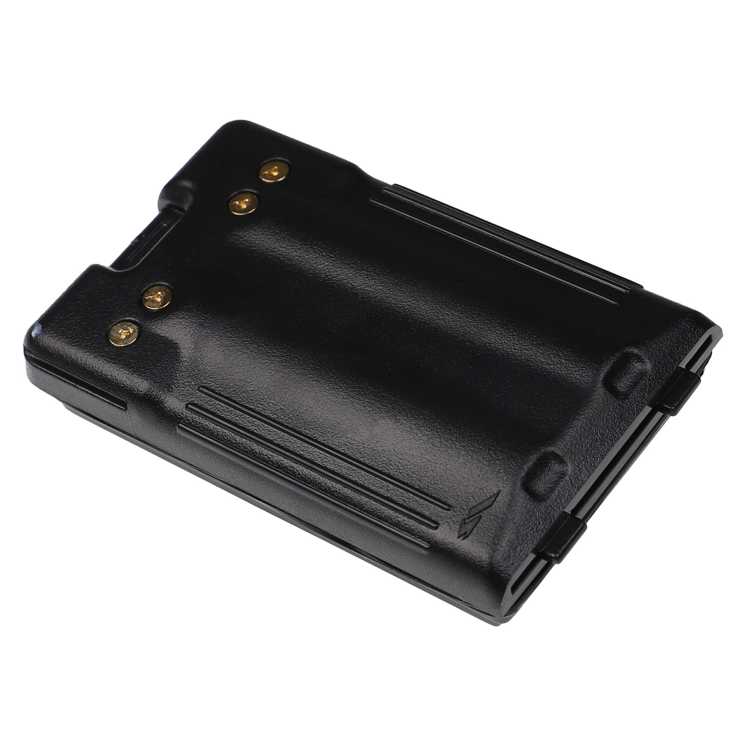 vhbw Akku kompatibel mit Yaesu Vertex VX-120, VX-110, FT-60E, FT60R, VX120, FT-60R, VX110, VX-127 Funkgerät, Walkie Talkie (2600 mAh, 7,4 V, Li-Ion)