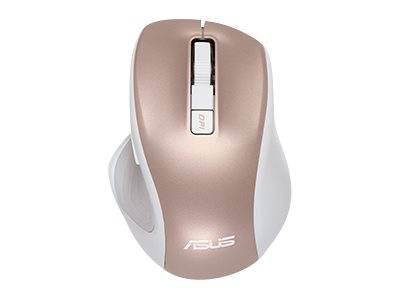 ASUS MW202 - Maus - optisch - 6 Tasten - kabellos - 2.4 GHz - kabelloser Empfänger (USB)