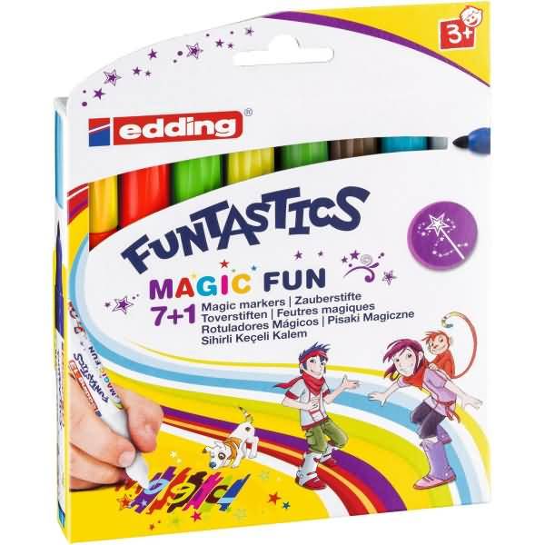 Fasermaler edding 13 Funtastics Magic Fun VE=8 Farben