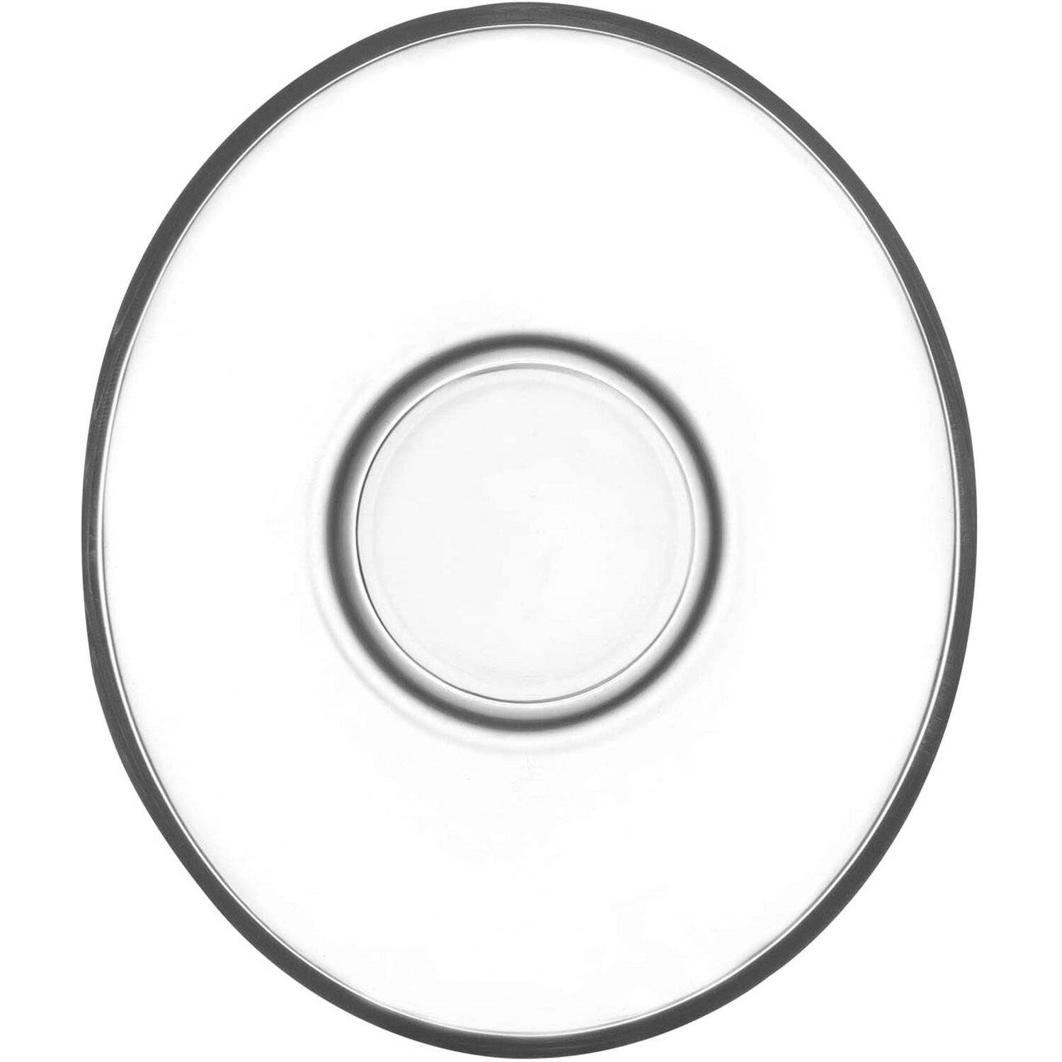 LAV 6-tlg. Unterteller-Set aus Glas für türkische Teegläser oder Tassen - oval -