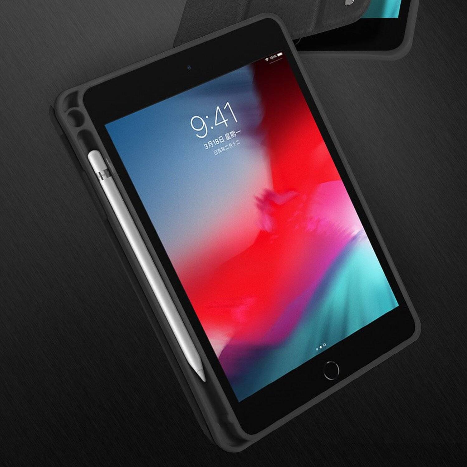 Dux Ducis Domo Hartschale mit Smart Sleep und integrierter Standfunktion Schutz Hülle für iPad Mini 6 Rosa