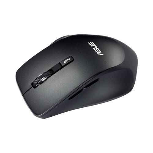 ASUS WT425 - Maus - Für Rechtshänder - optisch - 6 Tasten - kabellos - 2.4 GHz - kabelloser Empfänger (USB)