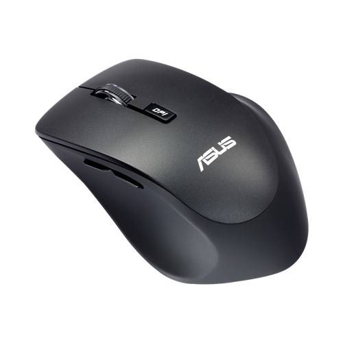 ASUS WT425 - Maus - Für Rechtshänder - optisch - 6 Tasten - kabellos - 2.4 GHz - kabelloser Empfänger (USB)