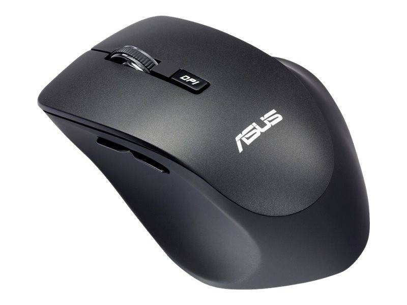ASUS WT425 - Maus - Für Rechtshänder - optisch - 6 Tasten - kabellos - 2.4 GHz - kabelloser Empfänger (USB)