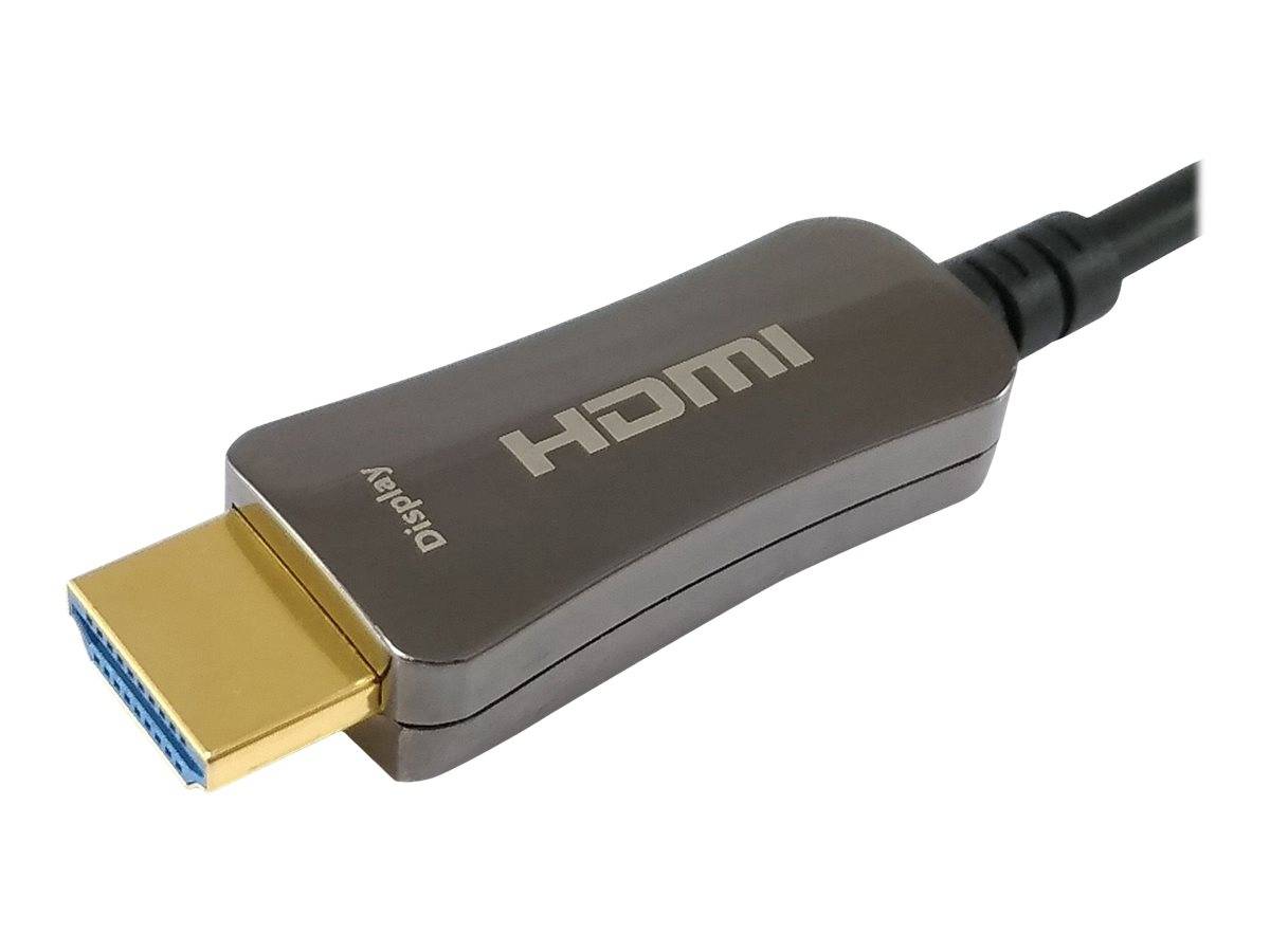 Equip Life - Highspeed - HDMI-Kabel mit Ethernet - HDMI männlich zu HDMI männlich - 50 m - 4K Unterstützung, Active Opti