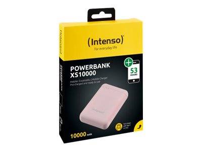 Intenso XS10000 - Powerbank - 10000 mAh - 3.1 A - 2 Ausgabeanschlussstellen (USB, 24 pin USB-C)
