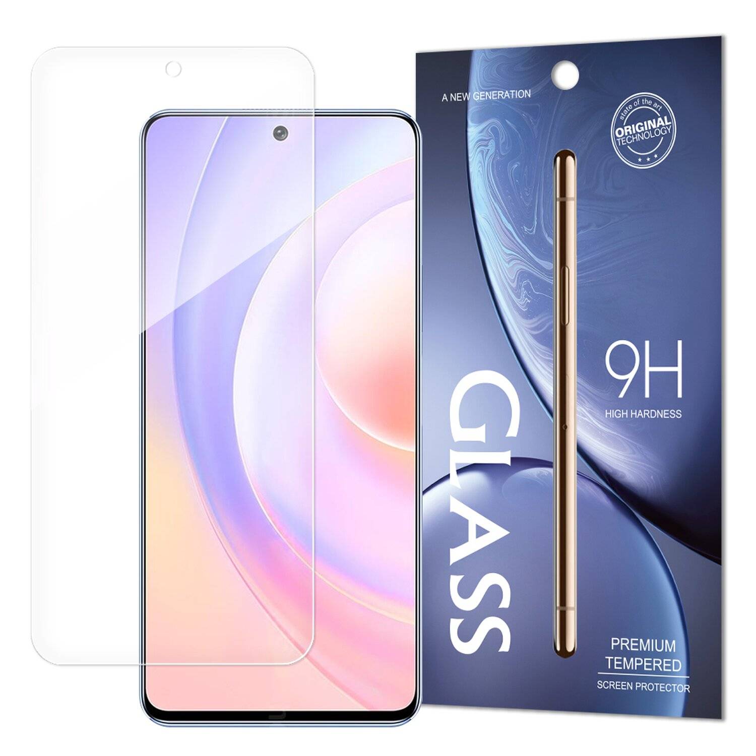 3X Schutz Schutz Glas 9H Tempered Glass Display Schutz Folie Display Glas Screen Protector kompatibel mit Honor 50 SE