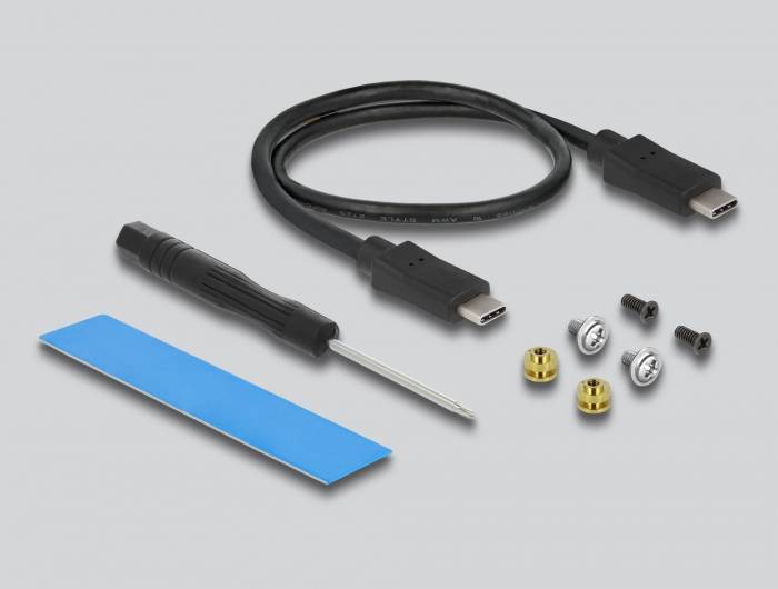 Delock - Speichergehäuse - M.2 - M.2 NVMe Card / SATA 6Gb/s - USB 3.2 (Gen 2)