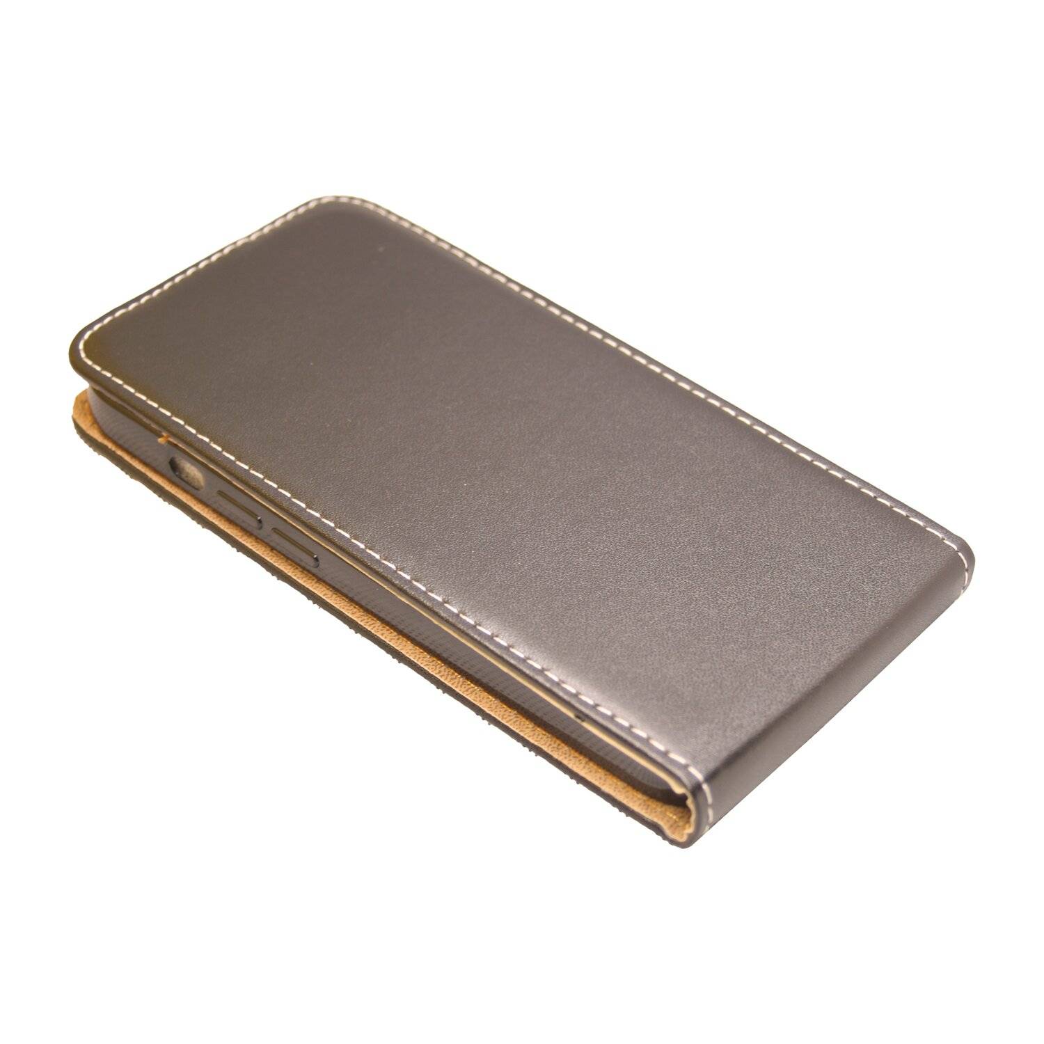 cofi1453® Flip Case kompatibel mit iPhone 13 Pro Handy Tasche vertikal aufklappbar Schutzhülle Klapp Hülle Schwarz