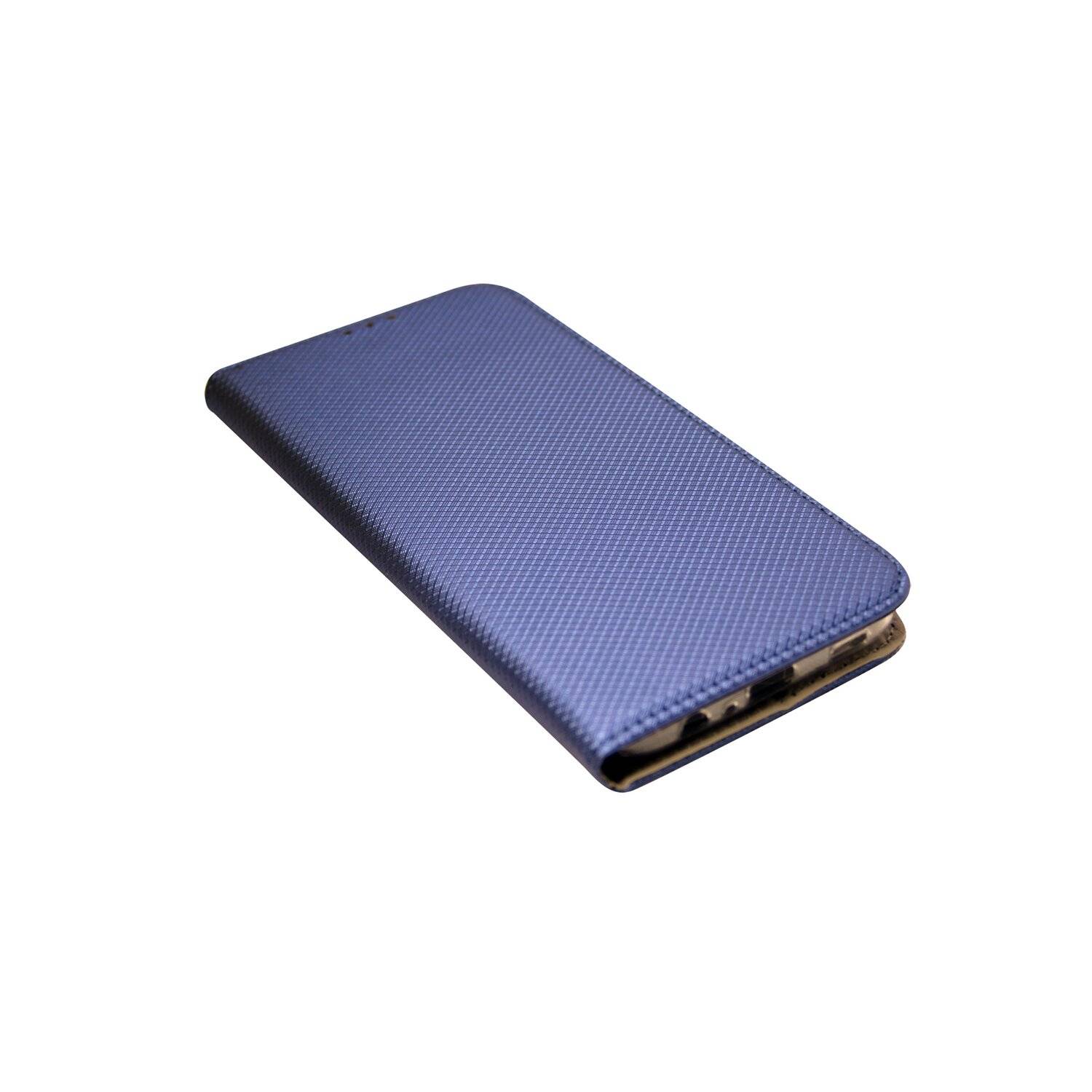 Buch Tasche "Smart" für SAMSUNG GALAXY A03s ( A037G ) Handy Hülle Etui Schutzhülle mit Standfunktion, Kartenfach Blau