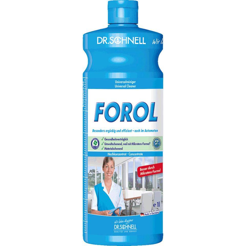 DR.SCHNELL Universalreiniger Forol, entfernt fett- und ölhaltigen Schmutz, 1l/FL