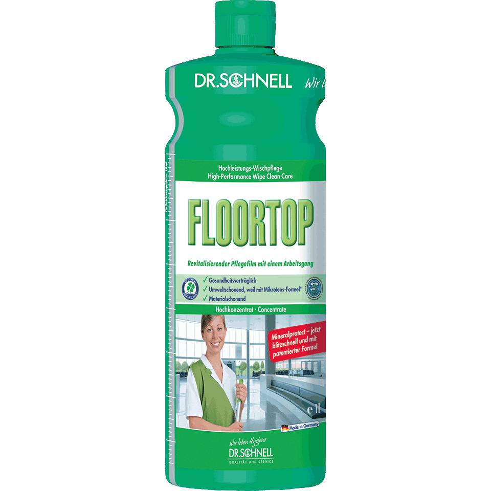DR.SCHNELL Bodenwischpflege FloorTop, für Hartbodenbeläge, 1l/Flasche