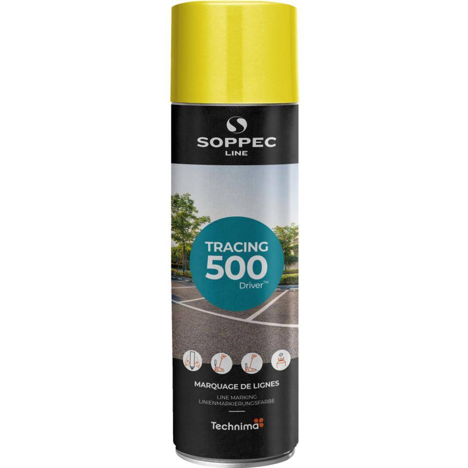 SOPPEC Bodenmarkierungsfarbe Tracing®, für normal beanspruchte Flächen, gelb, 500ml/Dose