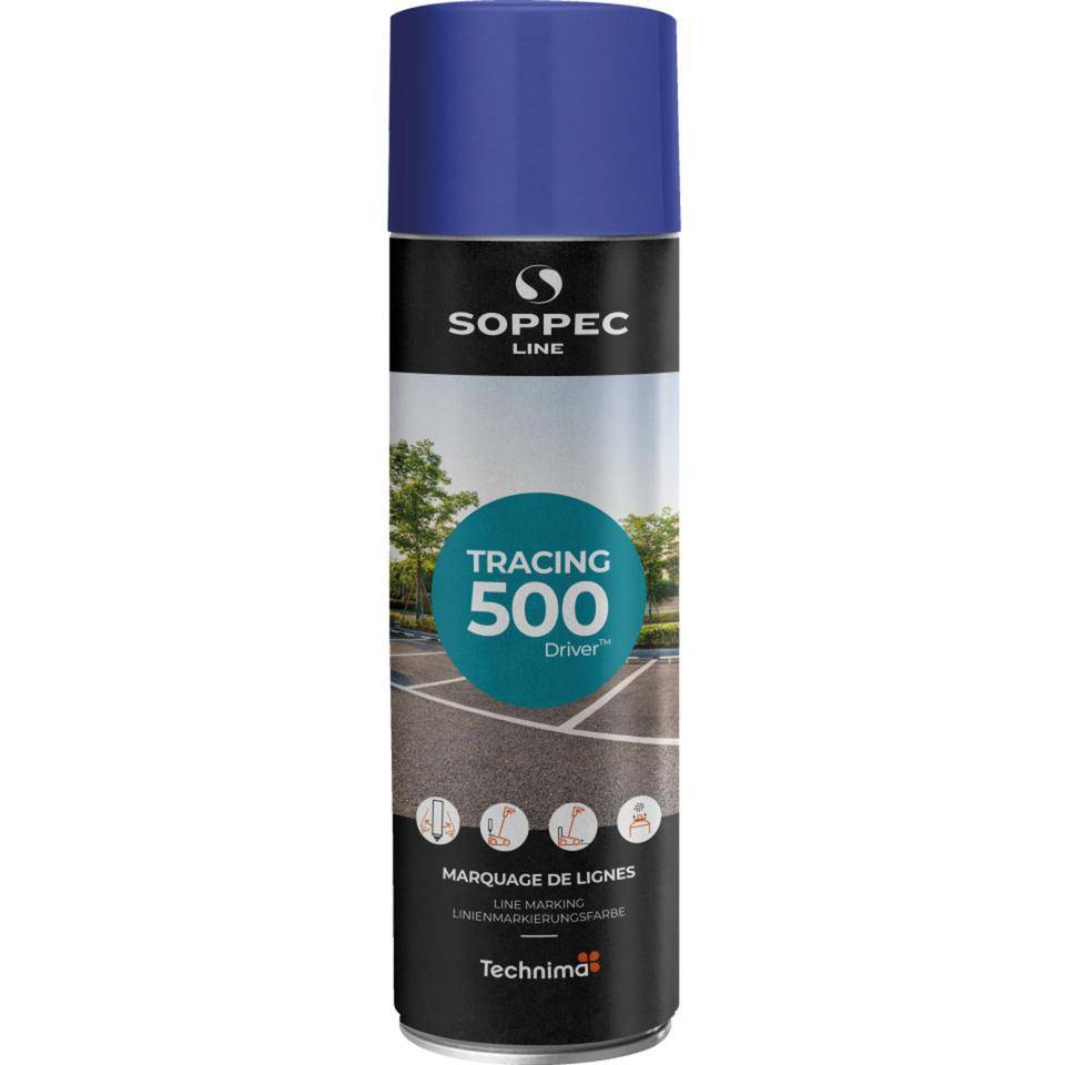 SOPPEC Bodenmarkierungsfarbe Tracing®, für normal beanspruchte Flächen, blau, 500ml/Dose